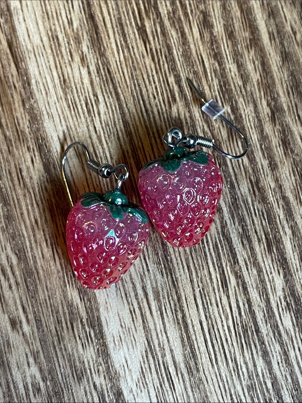 Sparkly Strawberry Earrings